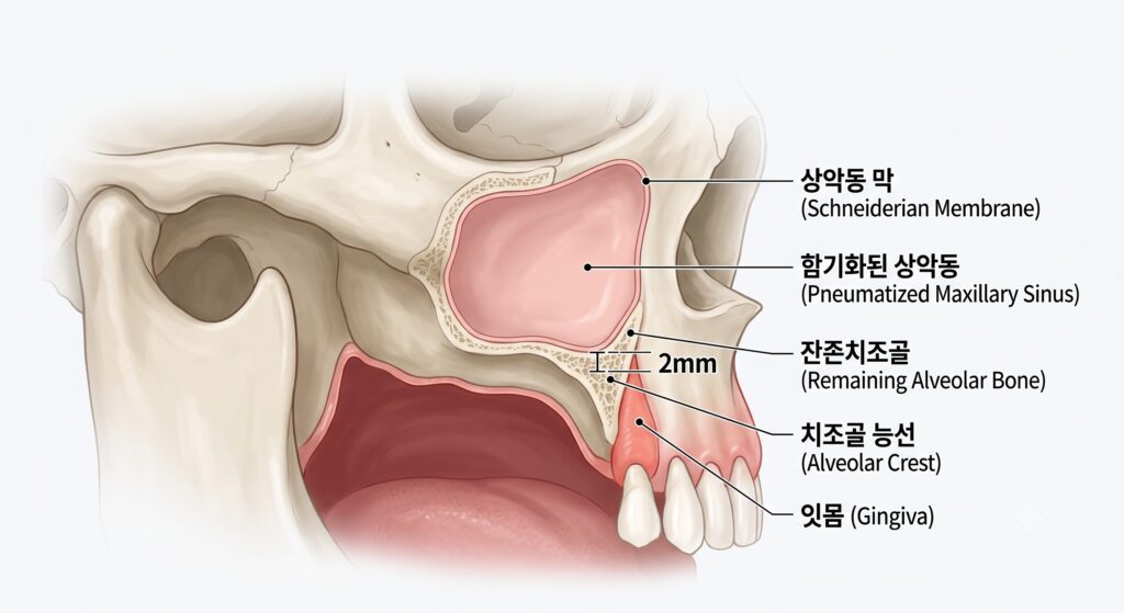 상악동모식도